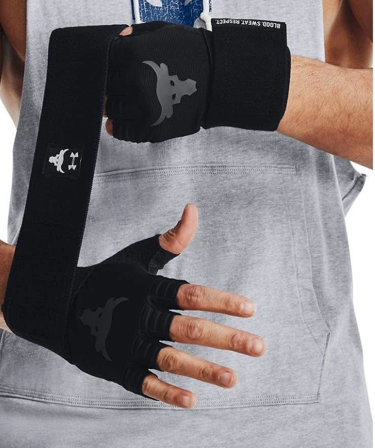 Under Armour Men's Project Rock Training Gloves - photo 4