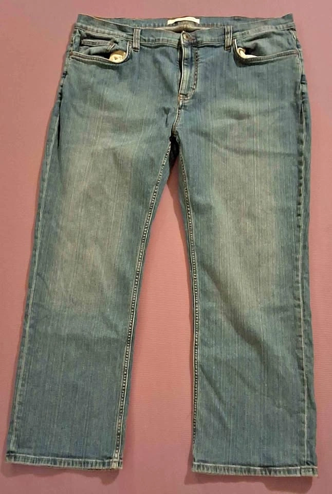 Denver Hayes Jeans - 44x32 - Straight - Faded Blue