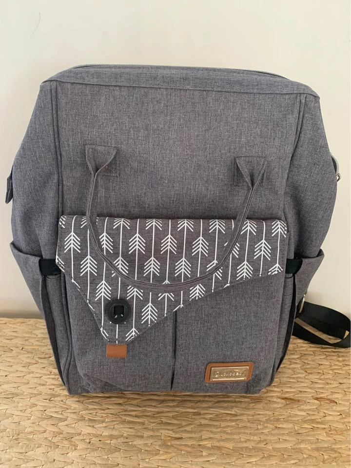 Lekebaby Diaper Bag Backpack - Grey - photo 2