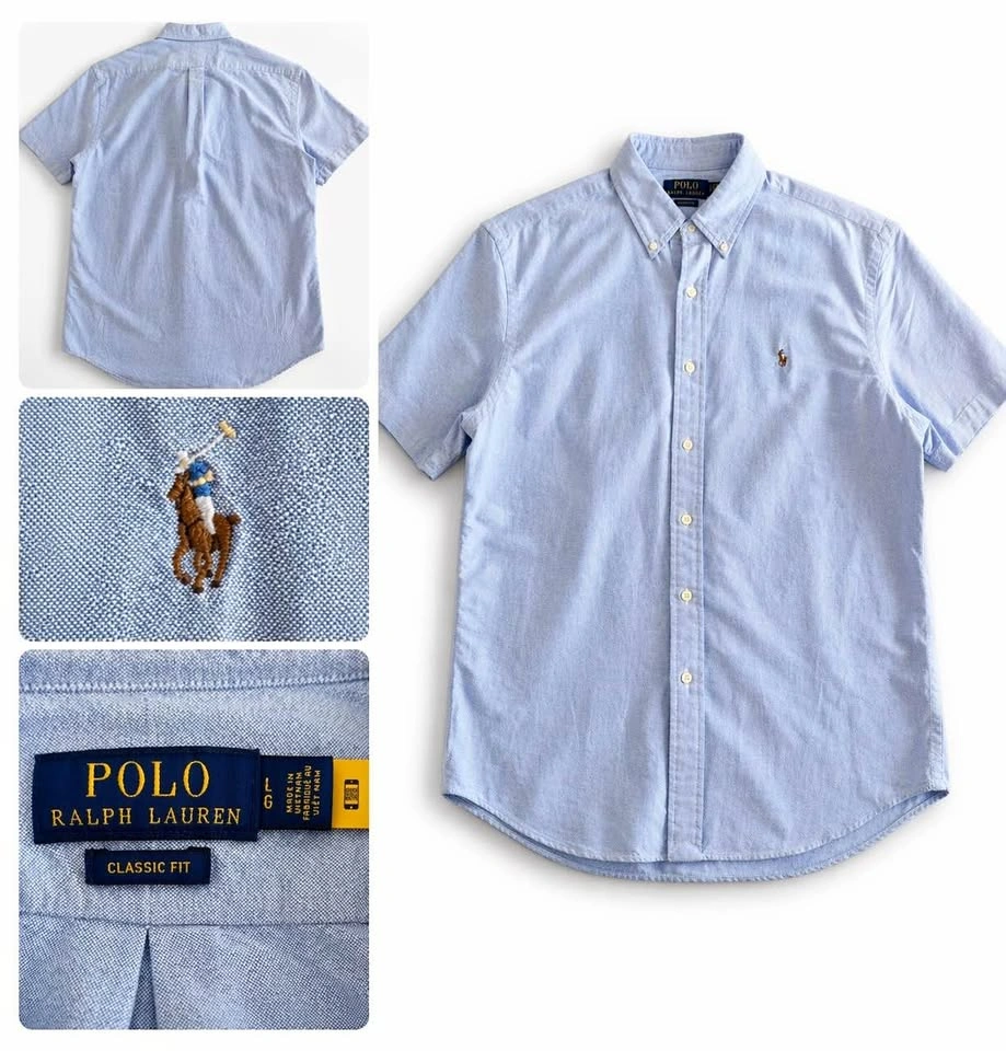 Polo Ralph Lauren Short Sleeve Button-Up Shirt - Fits like Mediu