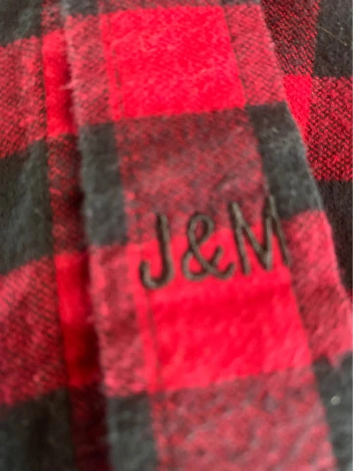 Johnson & Murphy Buffalo Plaid Flannel Shirt Large - photo 2