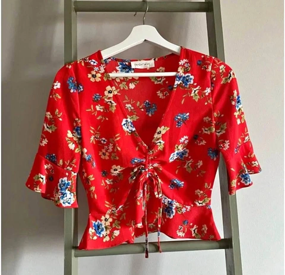 Poison Ivy - Floral Blouse Top
