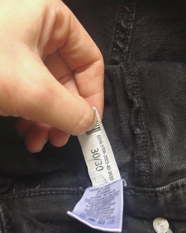 Black Jean Pants Size 30/30 - photo 4