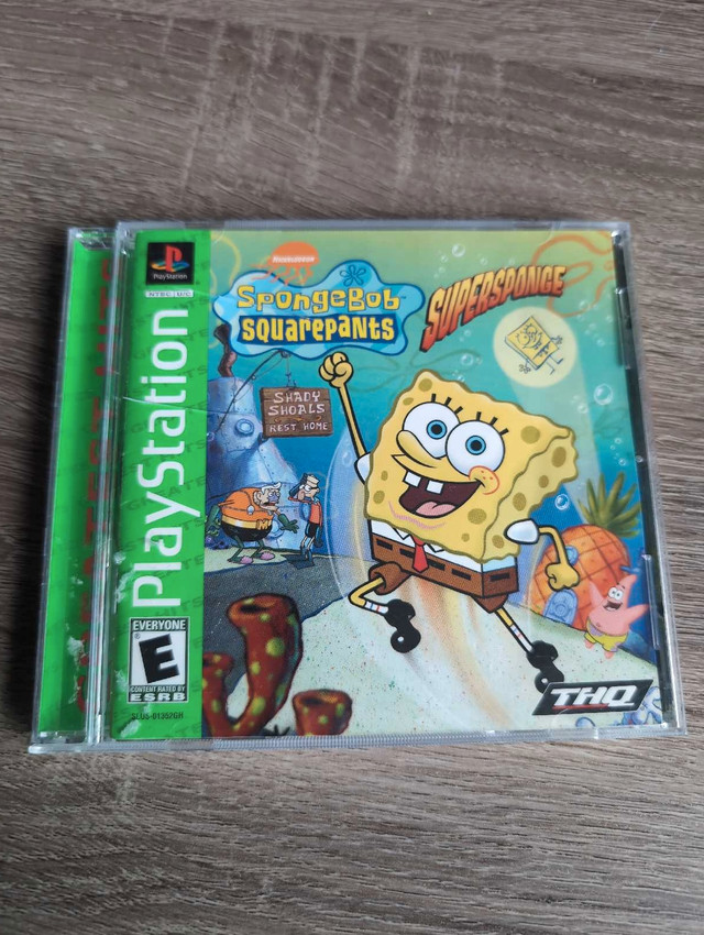 PS1 SpongeBob SquarePants: SuperSponge