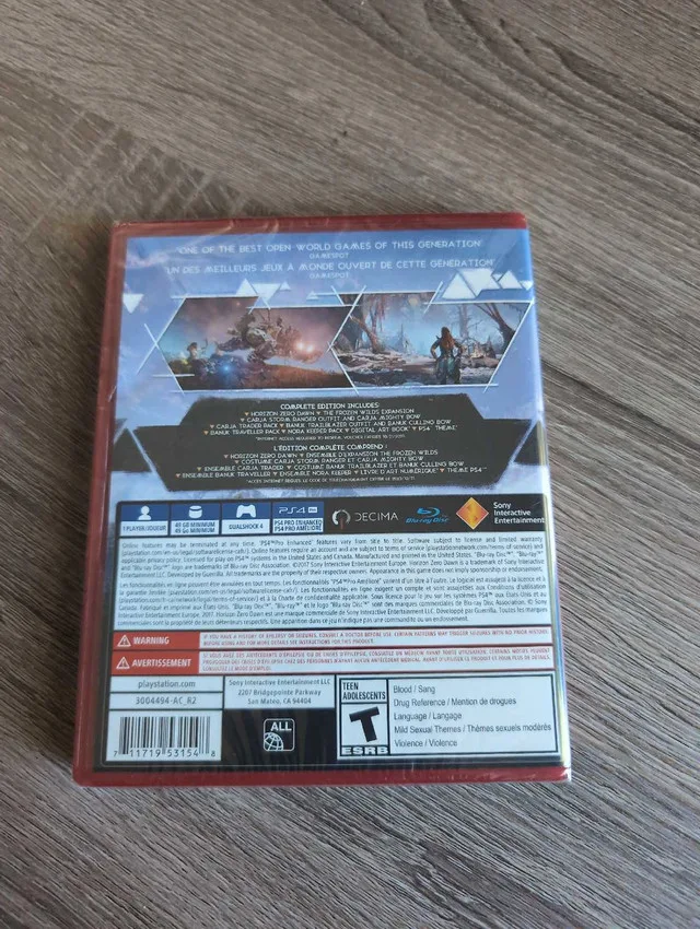 New Sealed PS4 Horizon Zero Dawn image indicator(2)
