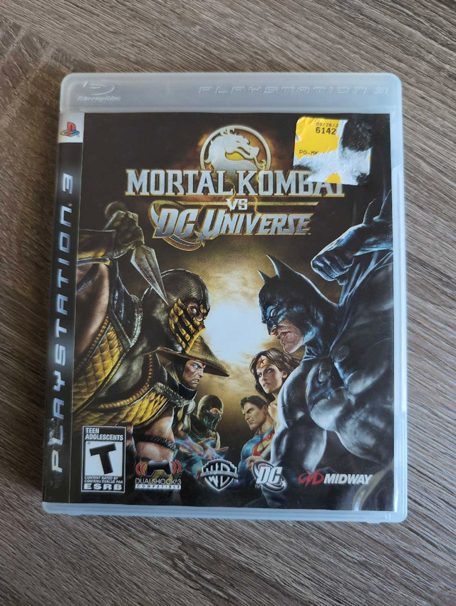 PS3 Mortal Kombat vs DC Universe