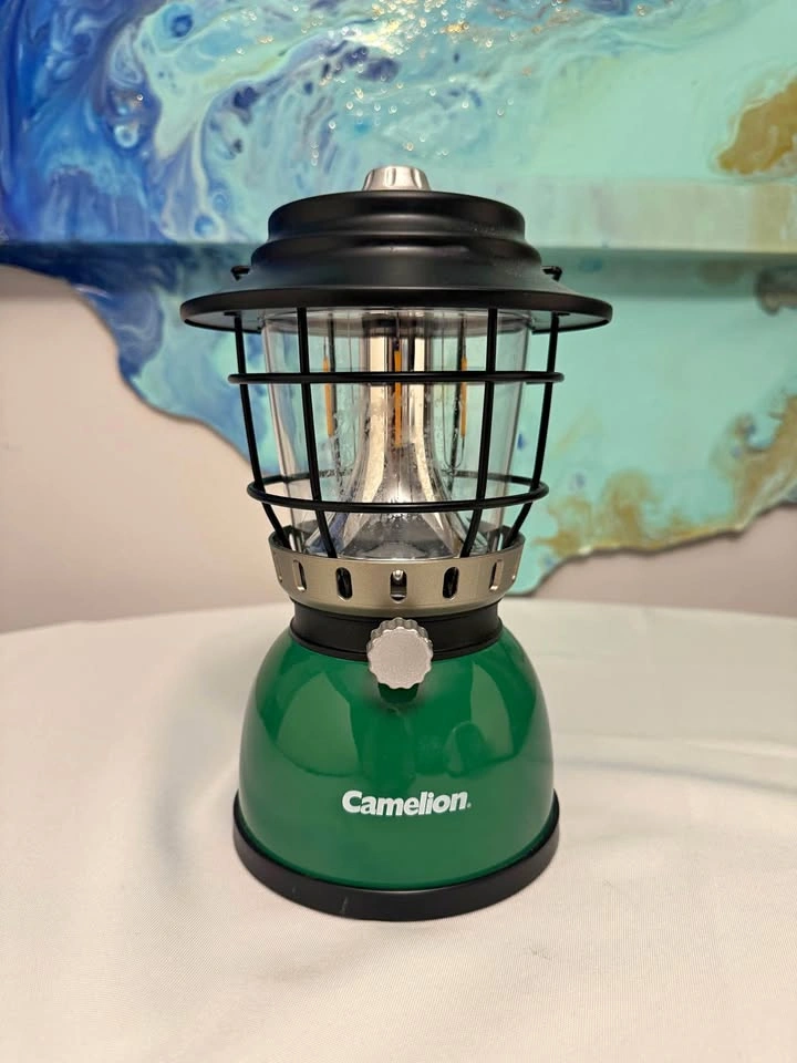 Camelion Green LED Rechargeable Camping Lantern