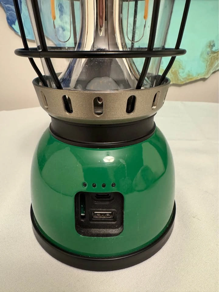 Camelion Green LED Rechargeable Camping Lantern - photo 2