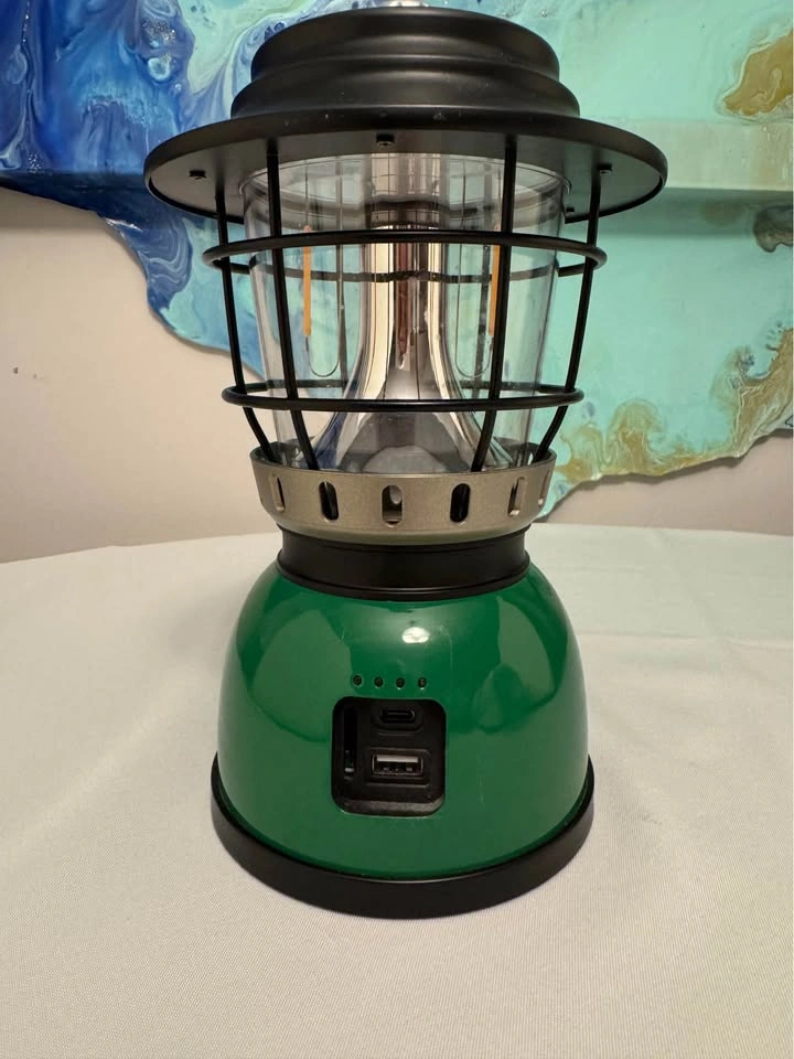 Camelion Green LED Rechargeable Camping Lantern - photo 3