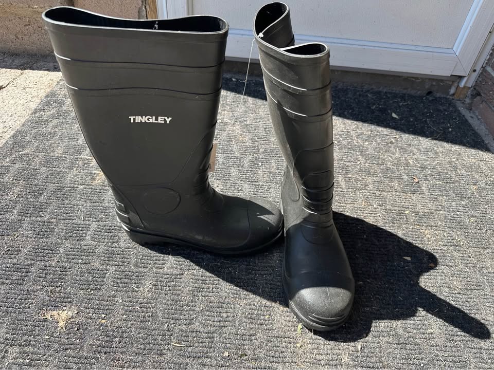 Unisex long rubber boots - size 10 - photo 2