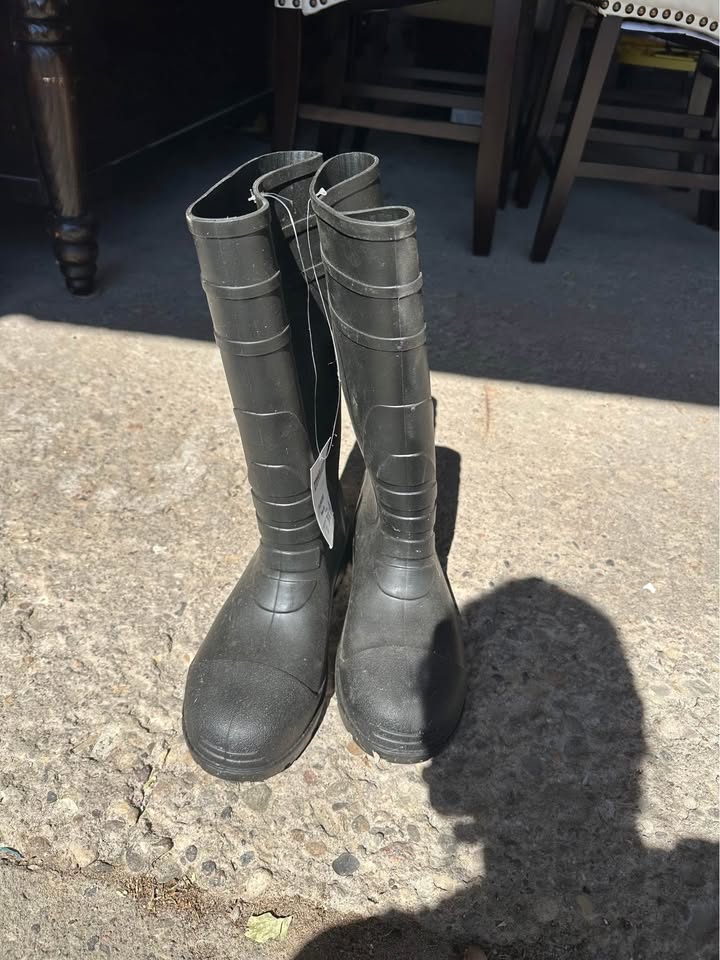 Unisex long rubber boots - size 10 - photo 3