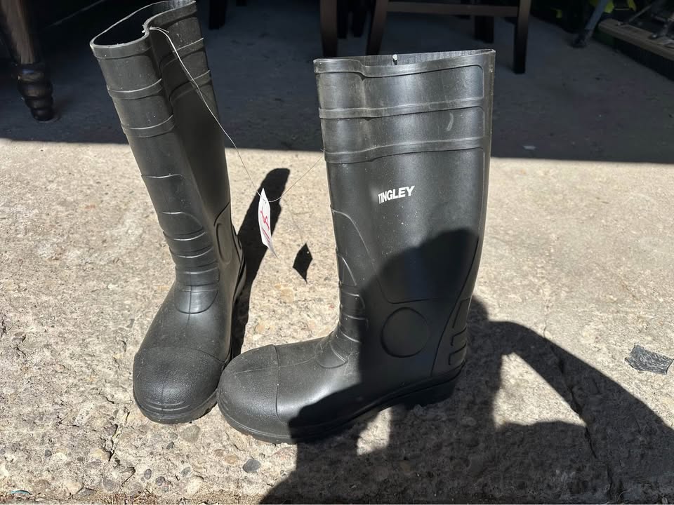 Unisex long rubber boots - size 10 - photo 4