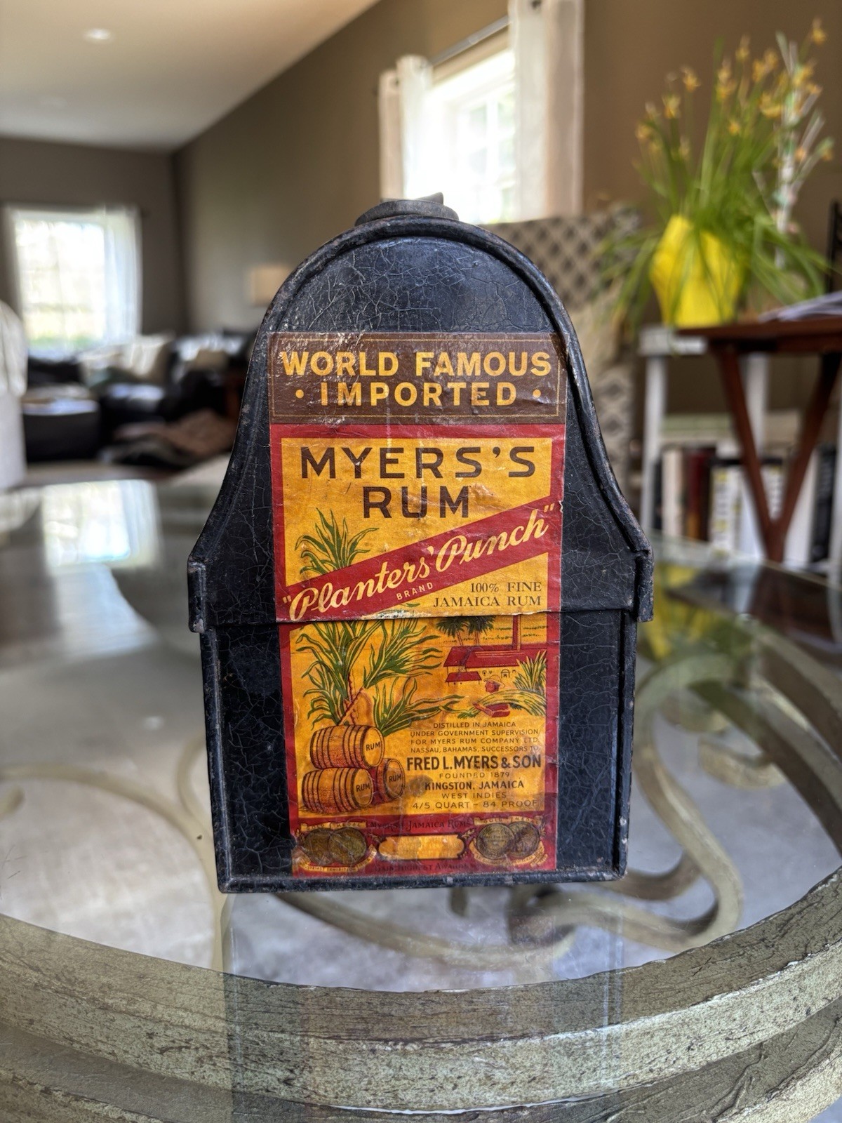 Vintage Whiskey Label Display Box - Jack Daniel’s, Thorns Scotch - photo 4