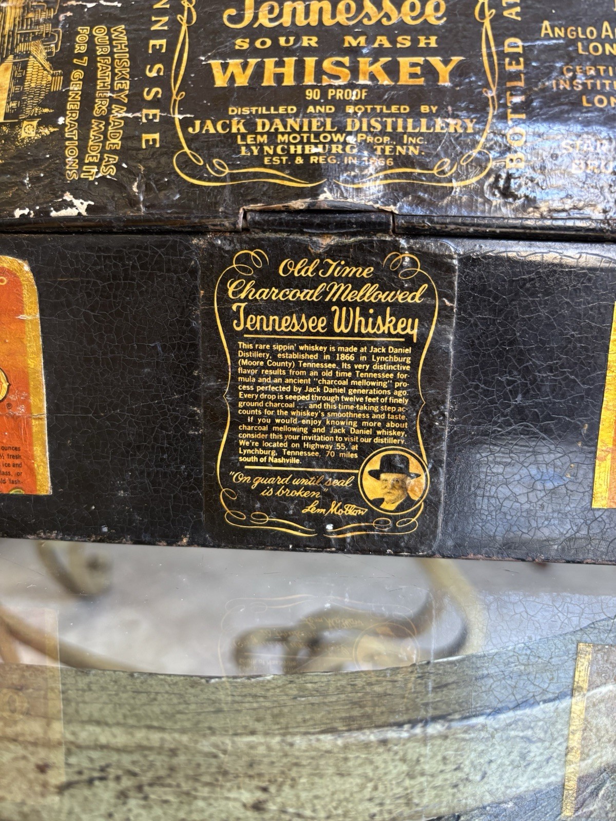 Vintage Whiskey Label Display Box - Jack Daniel’s, Thorns Scotch - photo 5