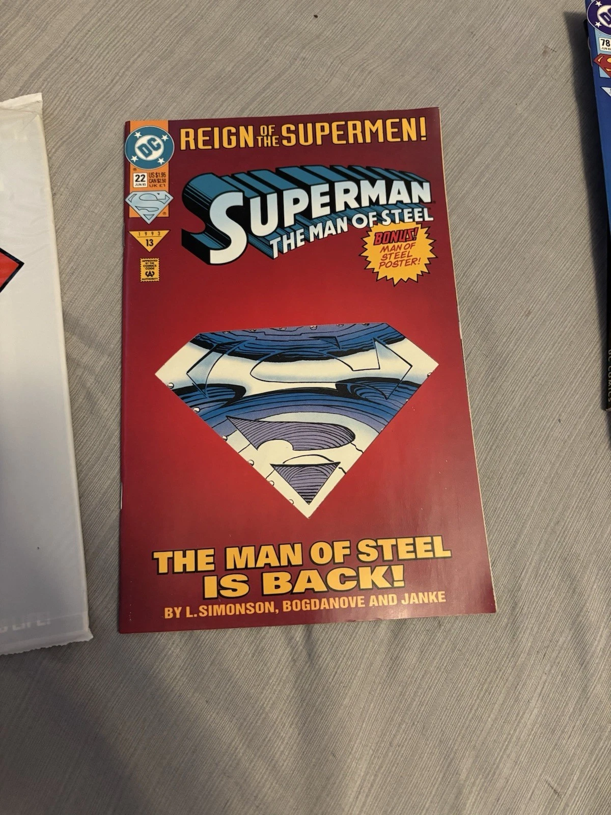 Near Mint Vintage 1993 Superman Comic Book Collection - photo 4