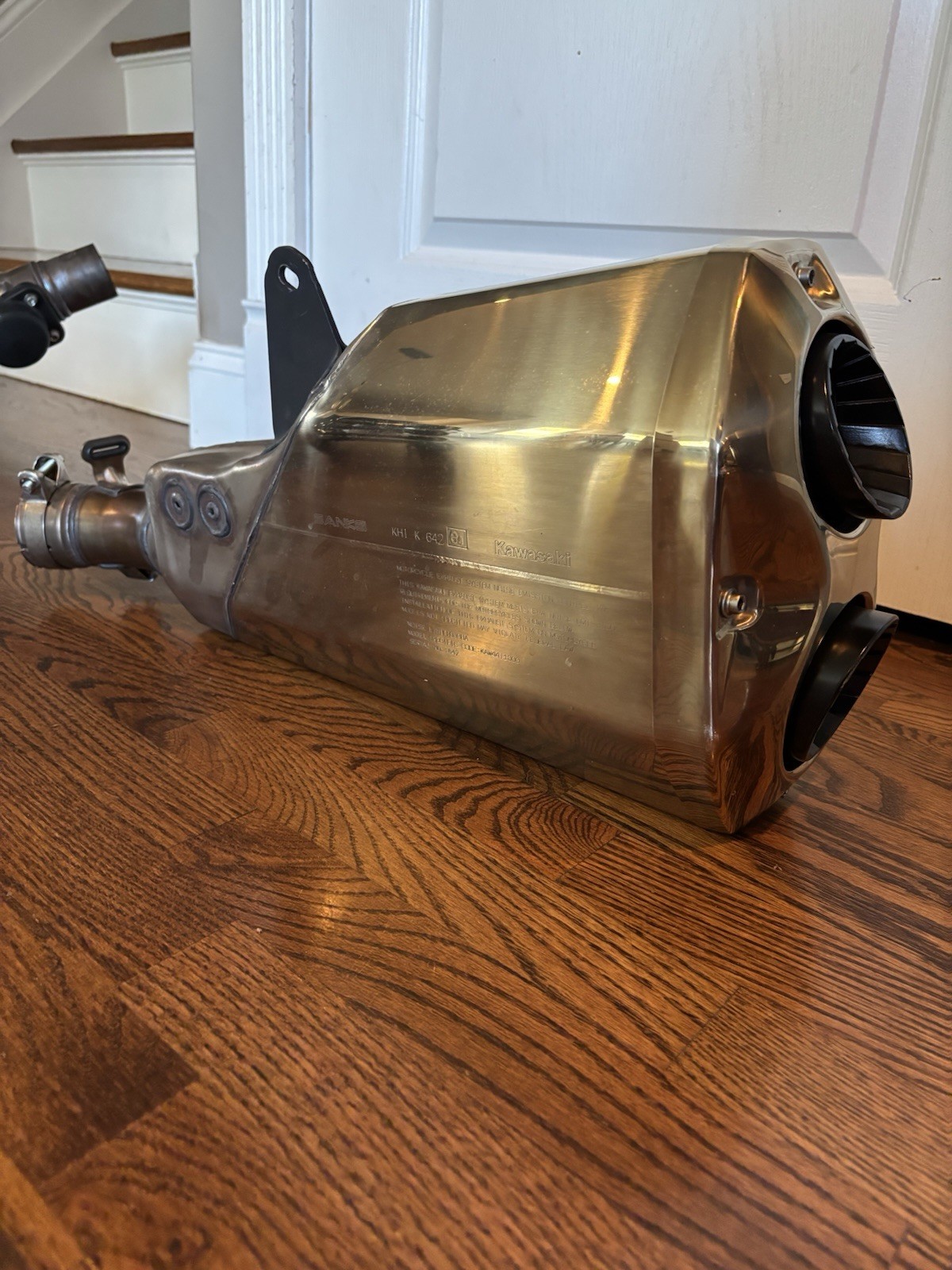 Kawasaki Stock Slip-On Muffler for ZX-400R/RR (2023-2025)