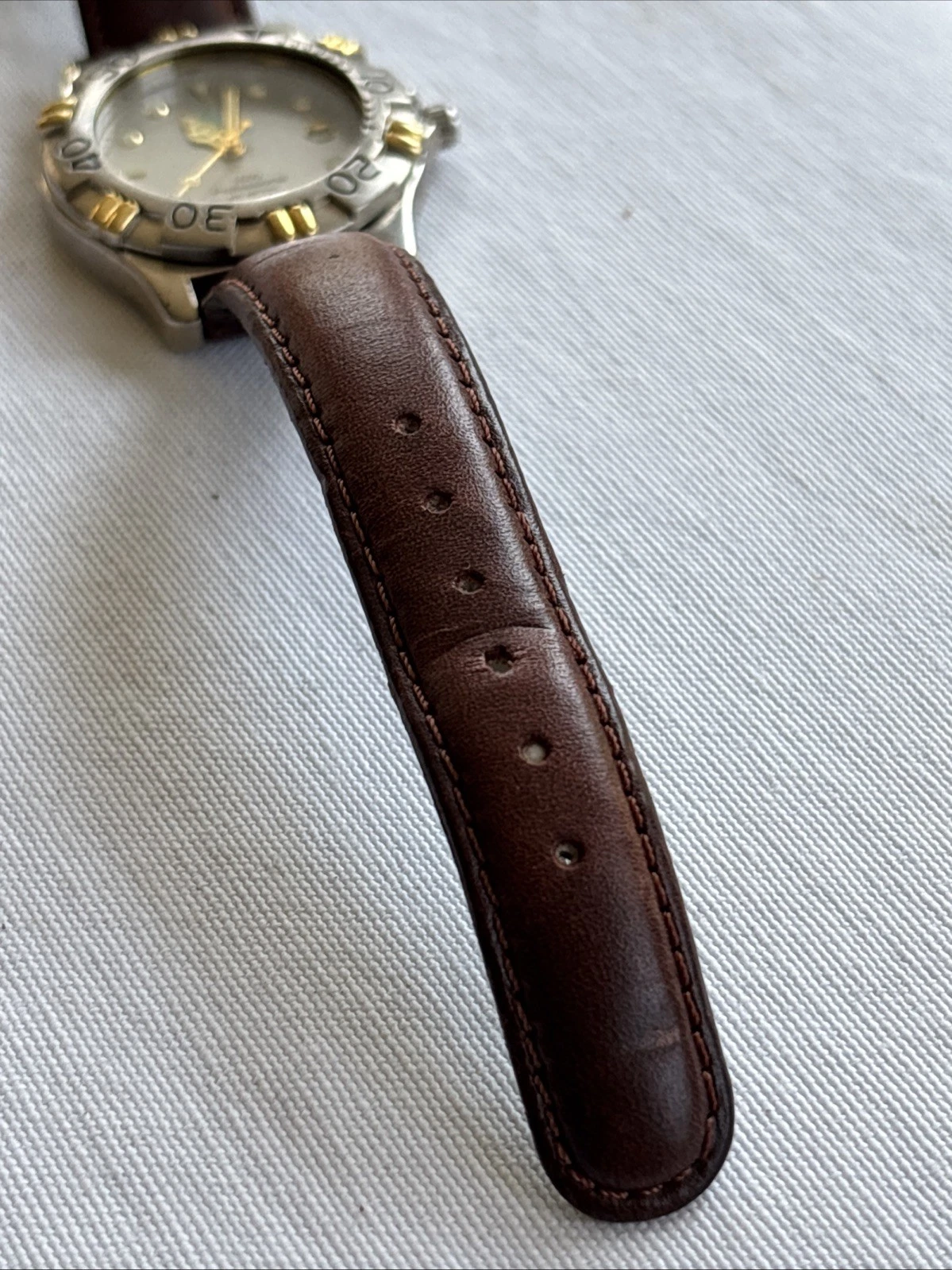 Genuine Leather Nautica Watch: Made In USA - 1994 #7352 - photo 3