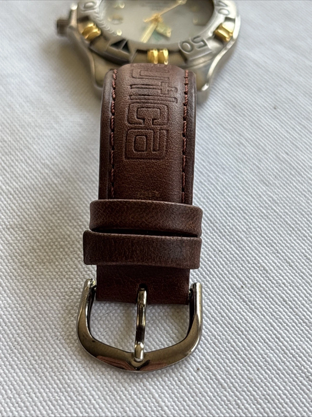 Genuine Leather Nautica Watch: Made In USA - 1994 #7352 - photo 4