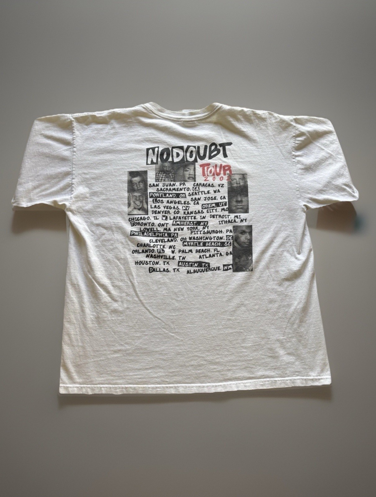 Vintage 2002 No Doubt Gwen Stefani Band Tee Rocksteady Tour T-Sh - photo 2
