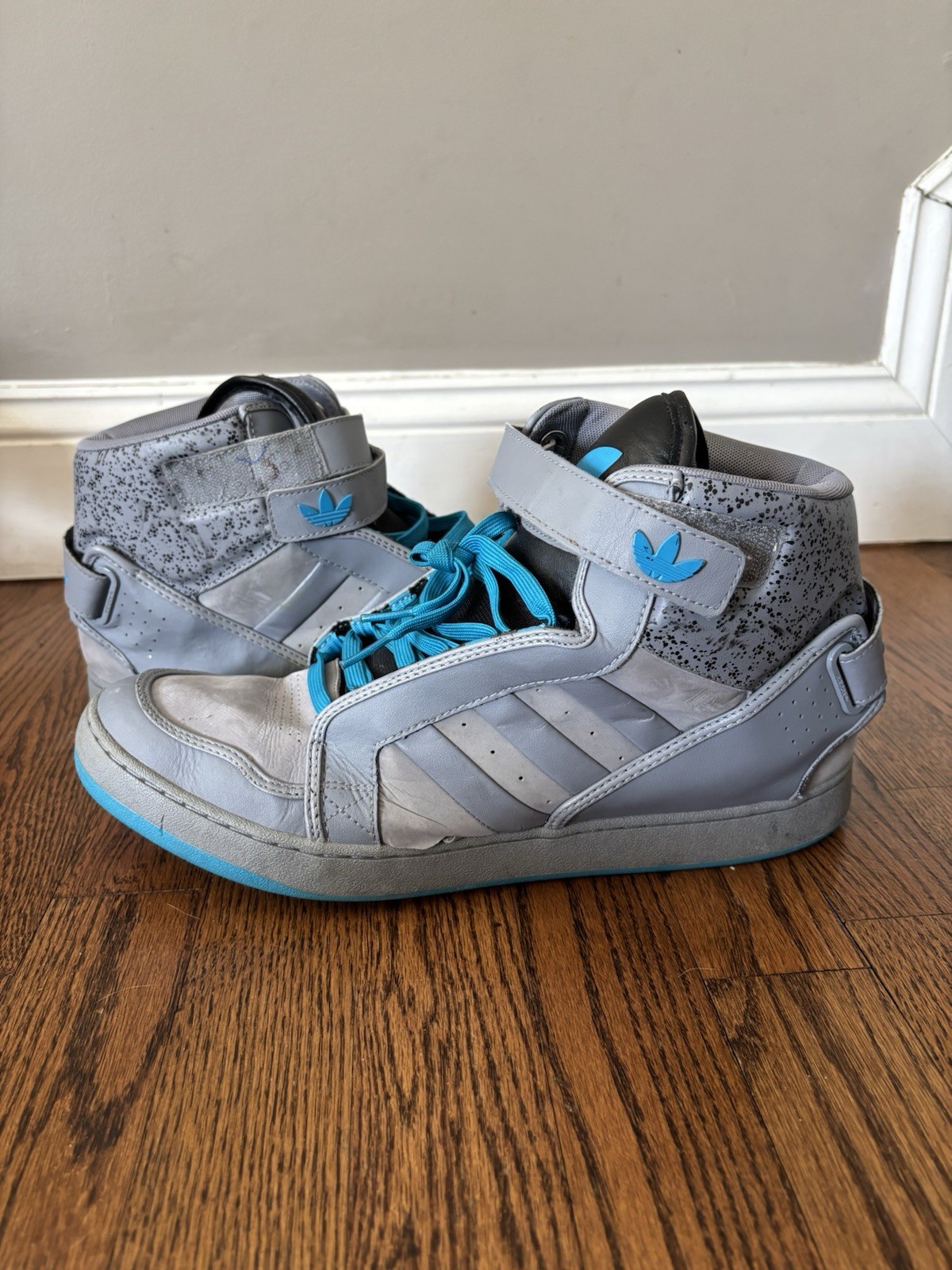 Adidas Original Adi-Rise AR 3.0 Sneakers - Grey/Blue, Size 13