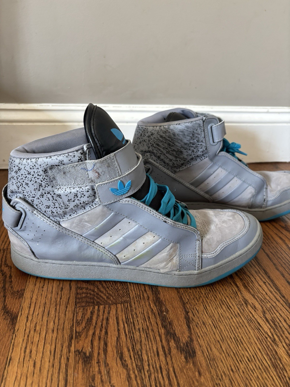Adidas Original Adi-Rise AR 3.0 Sneakers - Grey/Blue, Size 13 - photo 3