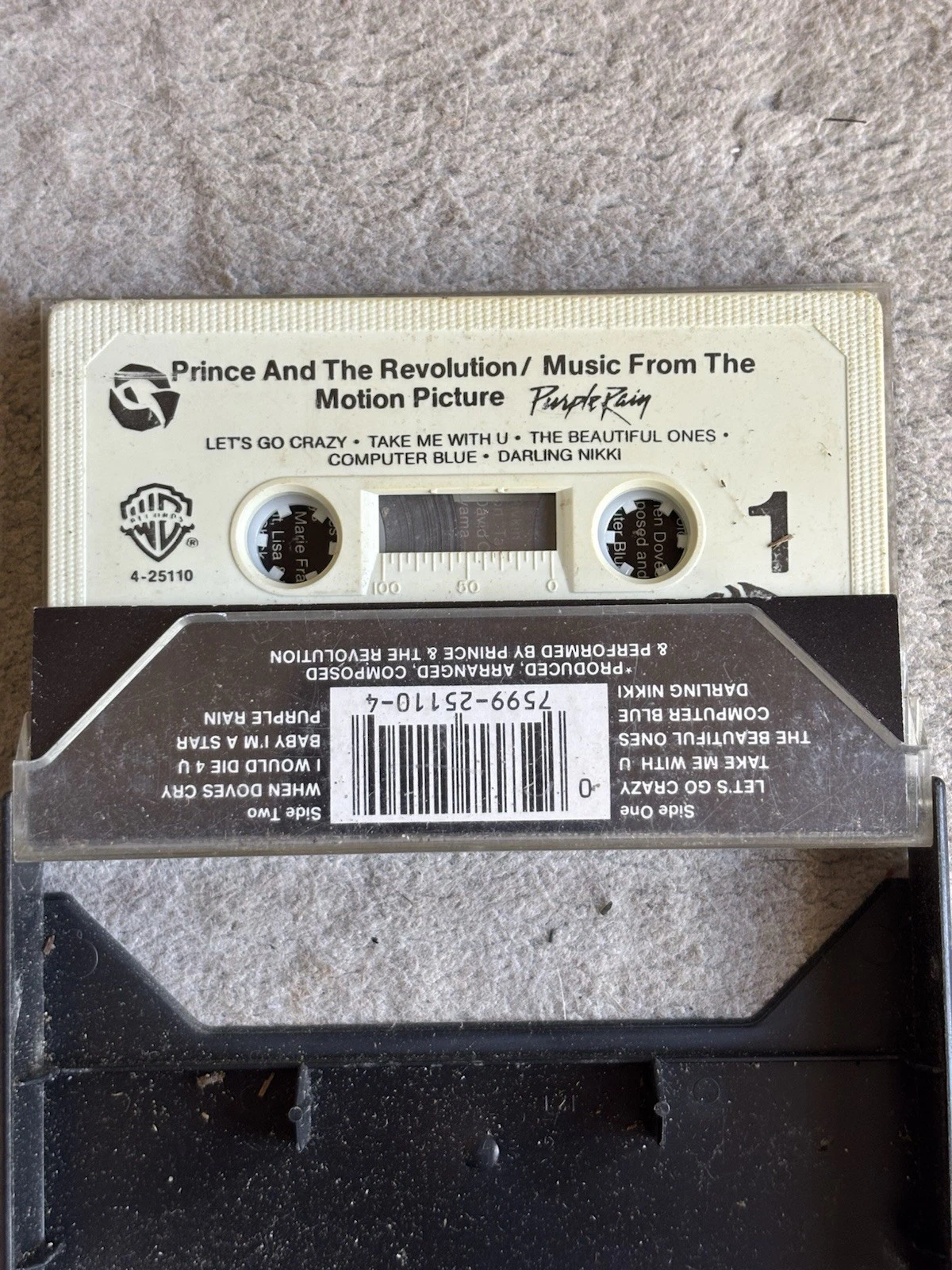 PRINCE and the Revolution PURPLE RAIN Cassette Tape Factory Seal - photo 4