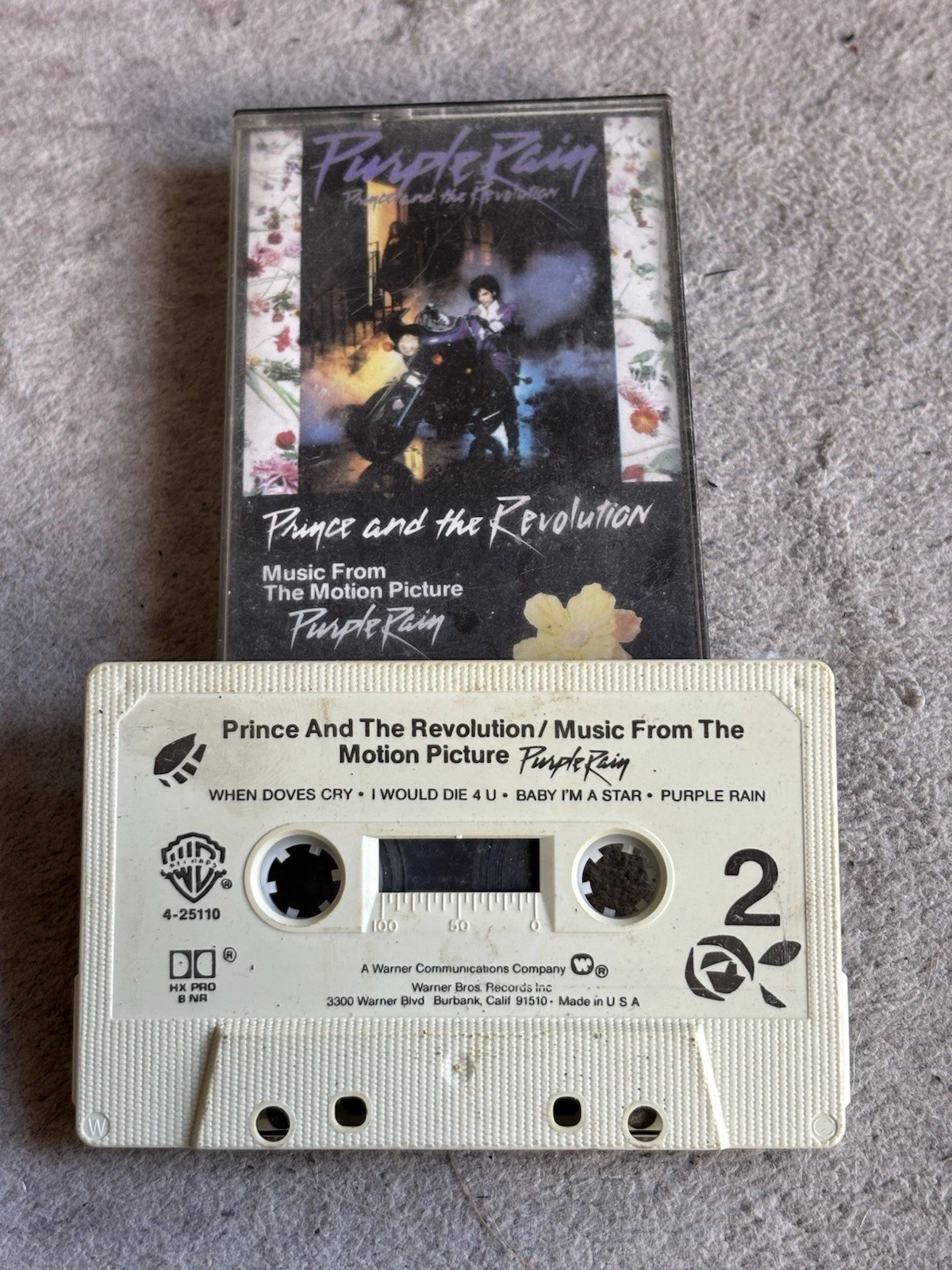 PRINCE and the Revolution PURPLE RAIN Cassette Tape Factory Seal - photo 5