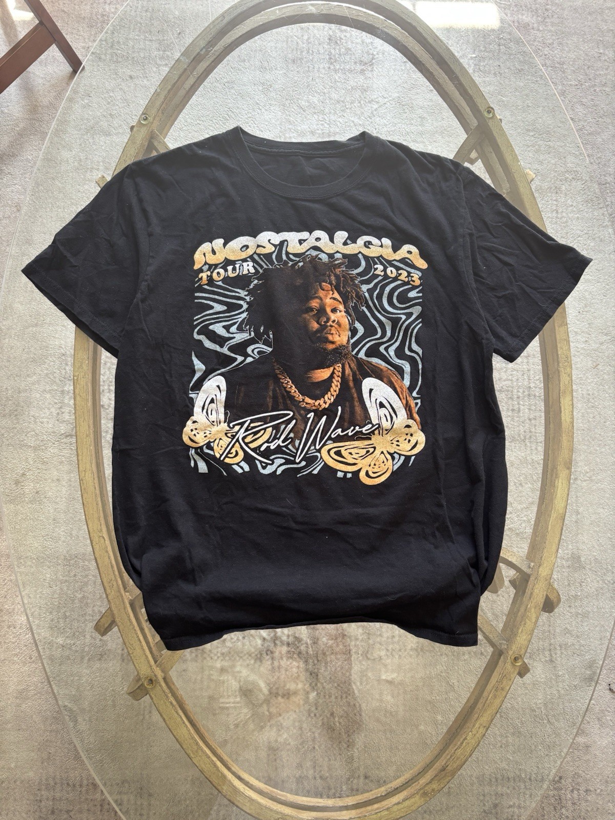 Rod Wave Nostalgia 2023 Tour Shirt Size Large