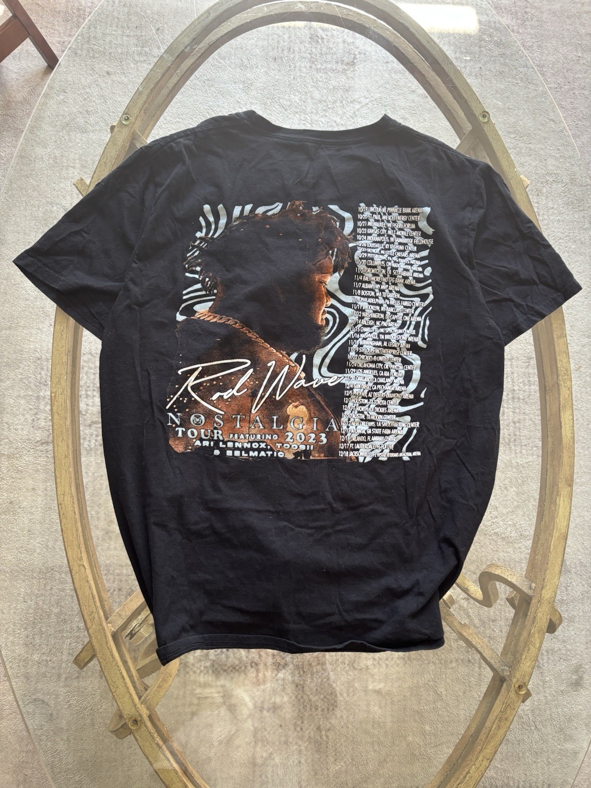 Rod Wave Nostalgia 2023 Tour Shirt Size Large - photo 4