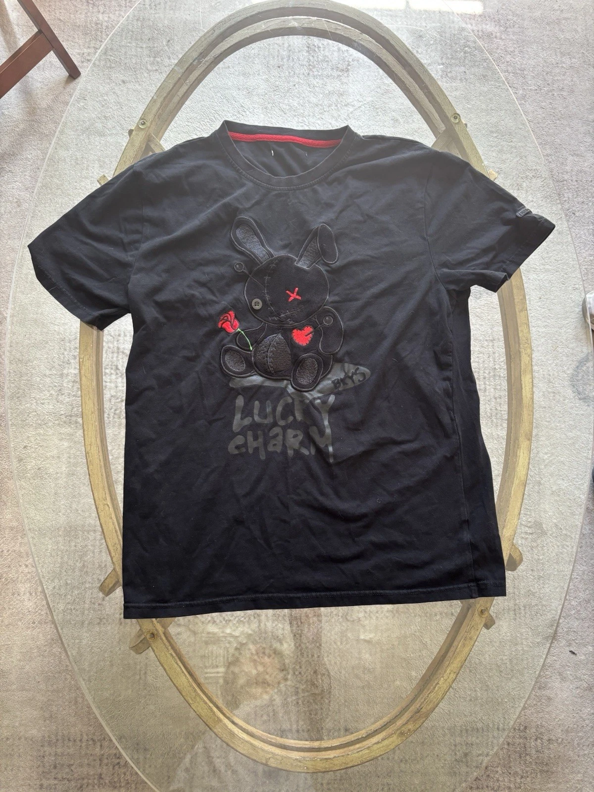 BKYS LUCKY CHARM T-SHIRT Size Medium Black