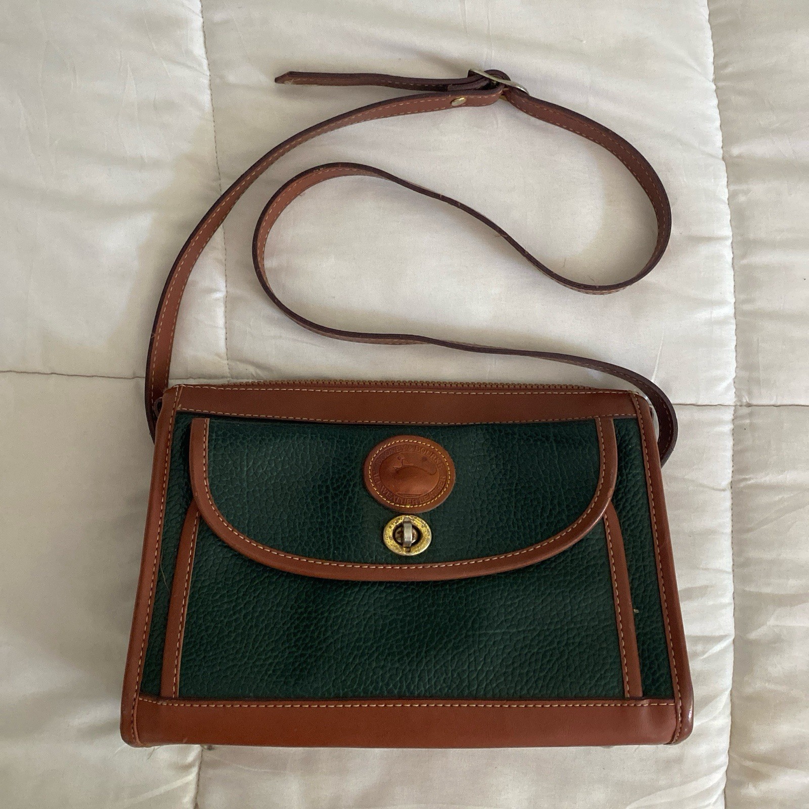 Vintage Dooney & Bourke All-Weather Leather Shoulder Bag