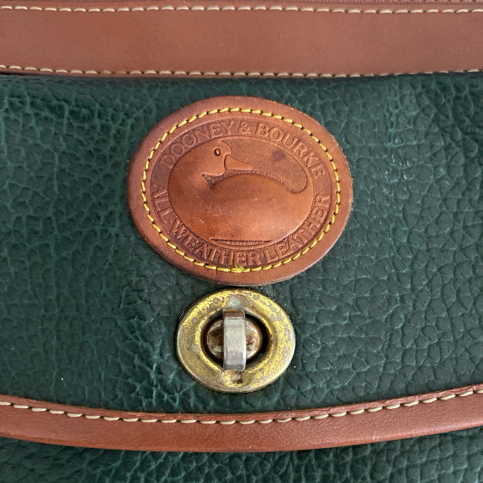 Vintage Dooney & Bourke All-Weather Leather Shoulder Bag - photo 2