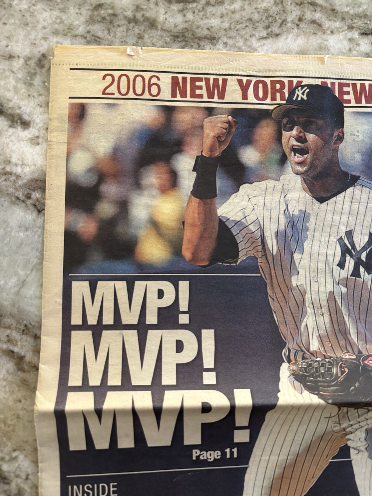 2006 Derek Jeter MVP Season Magazine - photo 2