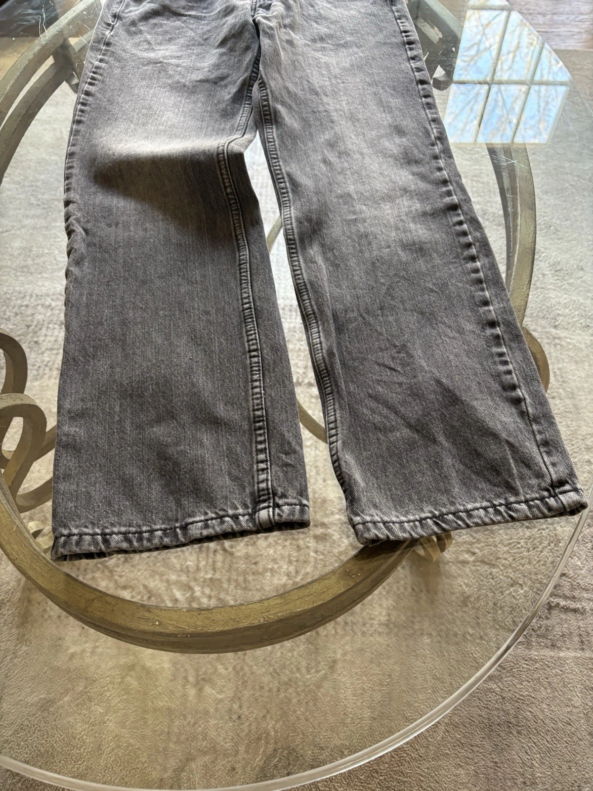Y2K Levi 550 Black Stonewash Denim Jeans Vintage 00's W28-L30 - photo 5