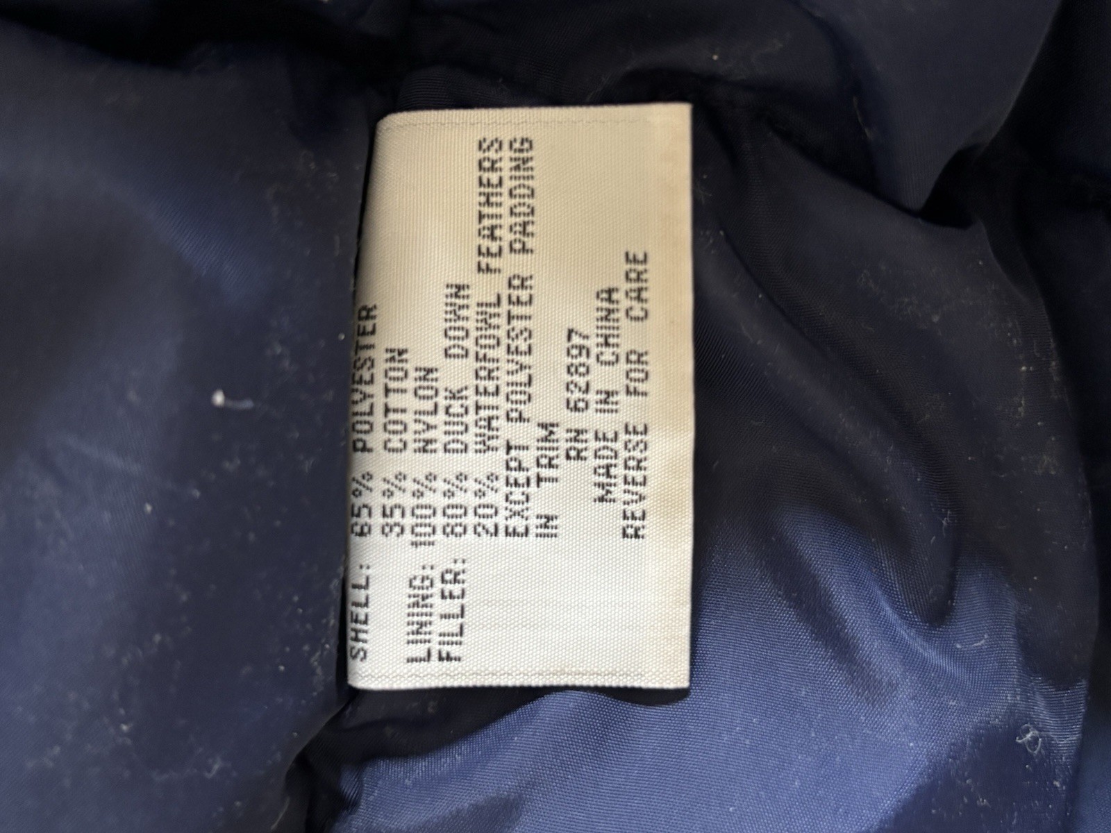 Vintage Triple FAT Goose Jacket Mens Large Black Down Parka Hood - photo 5