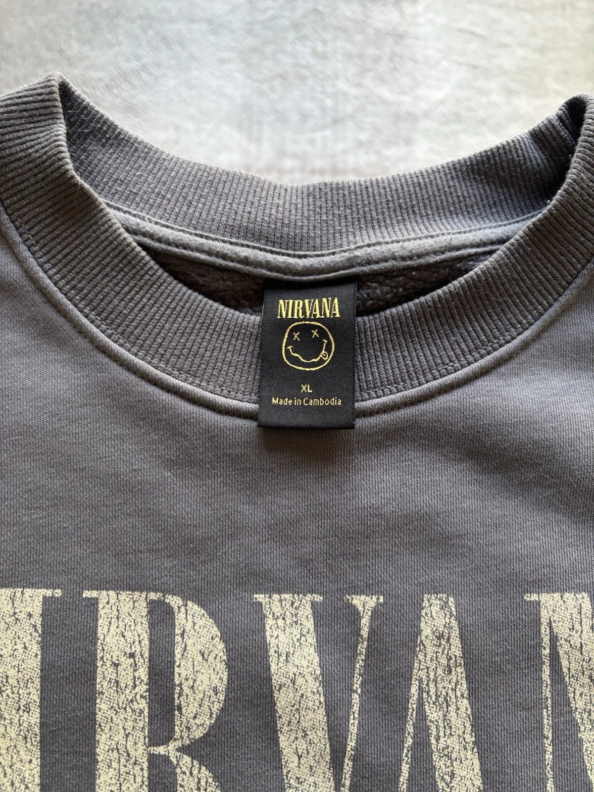 Grey Nirvana ‘93 Crew Neck T-Shirt Size XL - photo 4