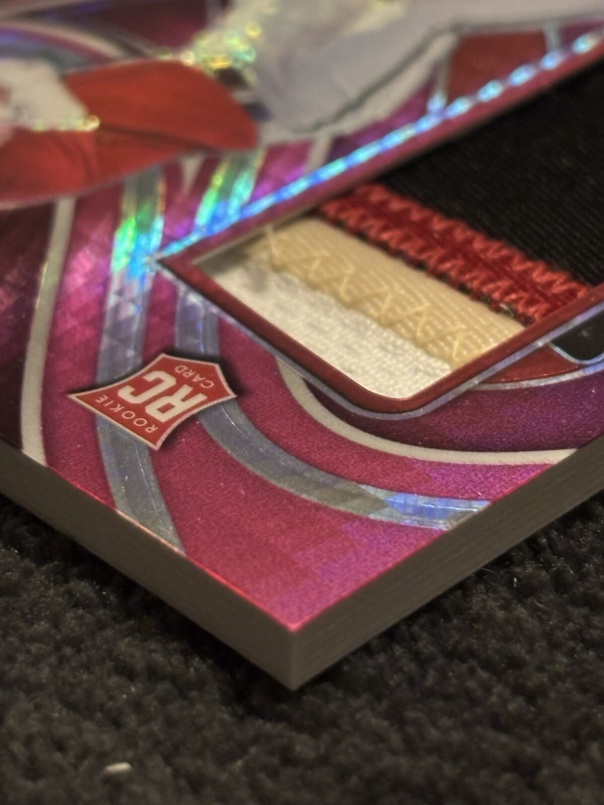 Jake McCarthy Rookie Autograph Patch /49 - Spectra Panini Prizm - photo 4