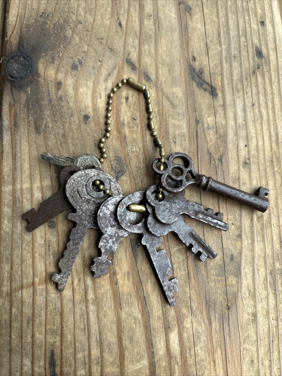 Vintage Keys Set Of 8: Eagle Lock, Neuman 1570, Tisonic, Hayward