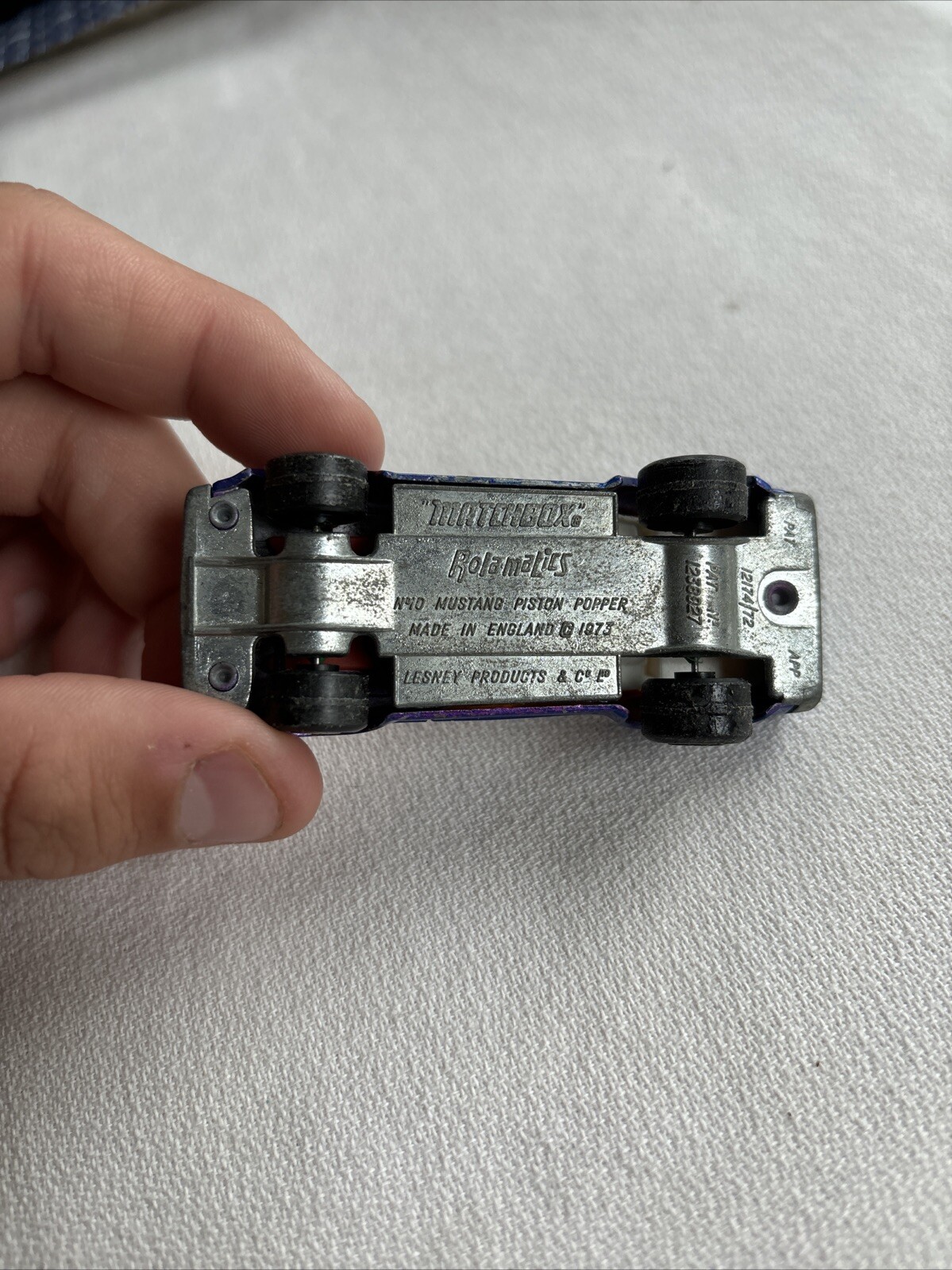 Vintage 1973 Matchbox Rolamatics Mustang Piston Popper - photo 5