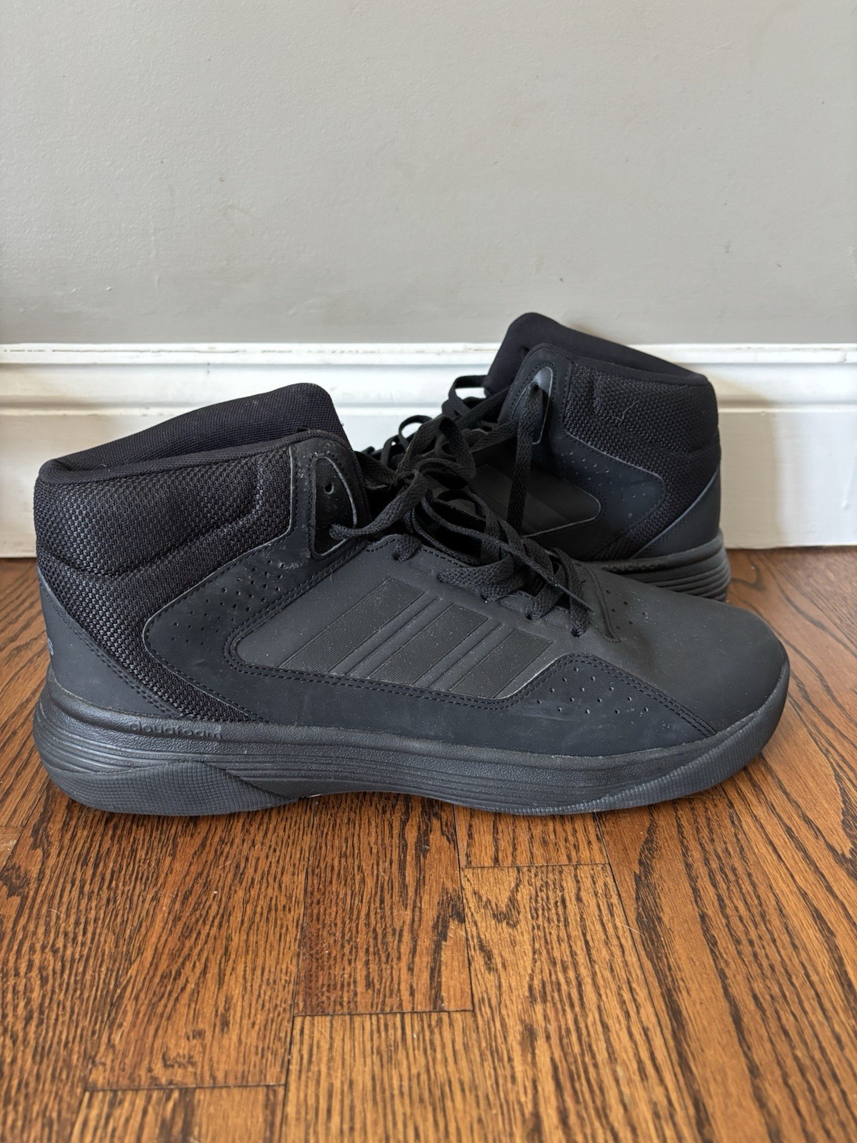 Size 13 Adidas Cloudfoam Ilation Mid Black Onix