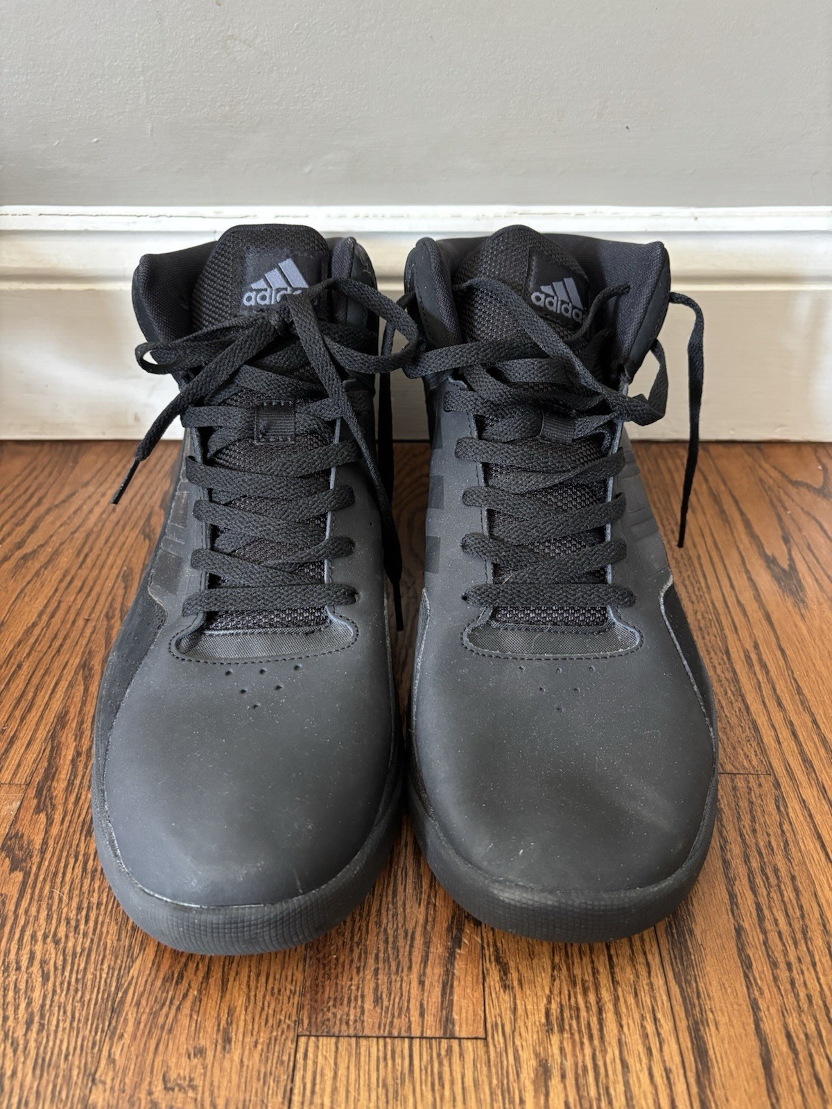 Size 13 Adidas Cloudfoam Ilation Mid Black Onix - photo 4