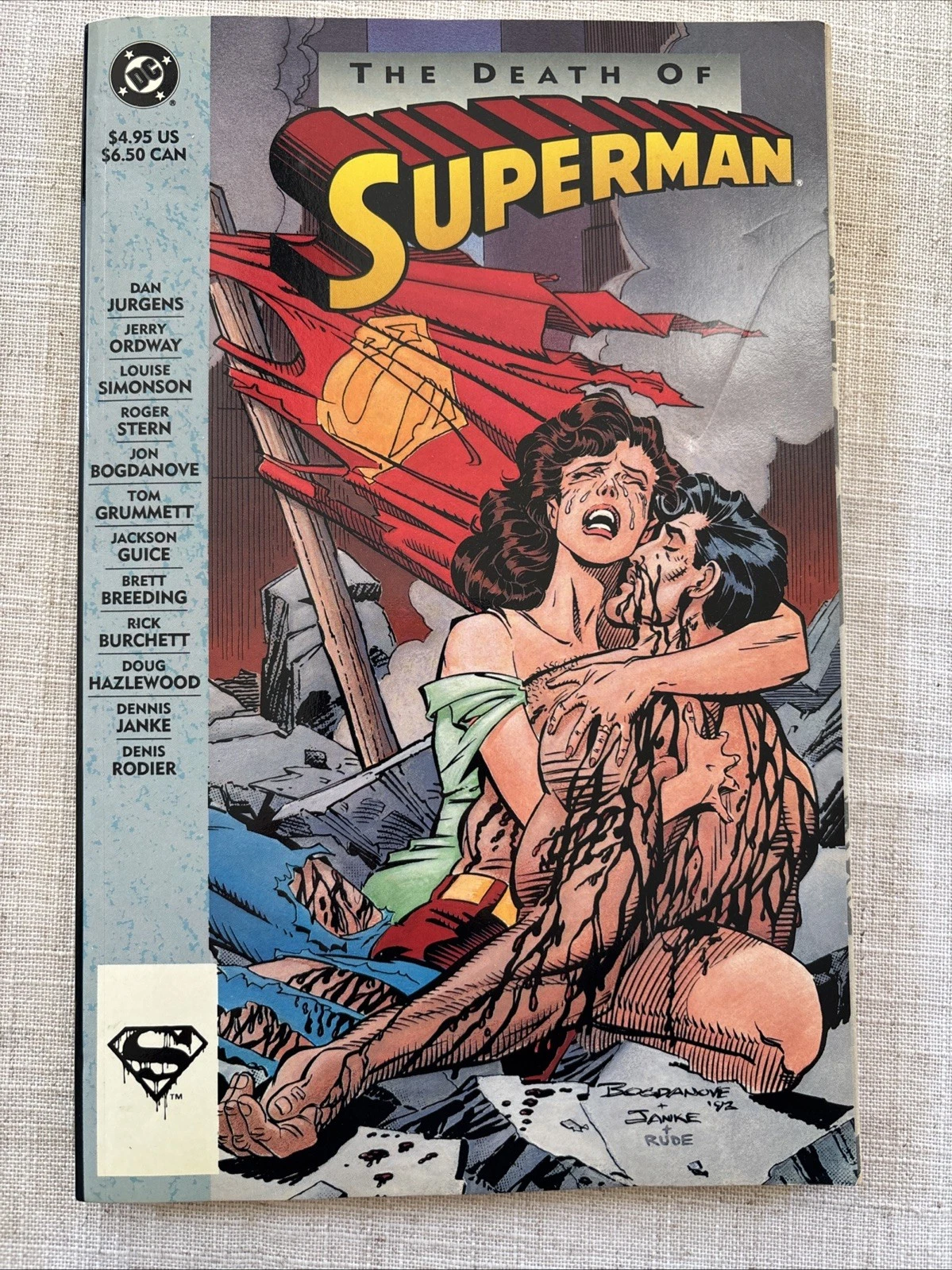 The Death of Superman First Printing (DC Comics January 1993)