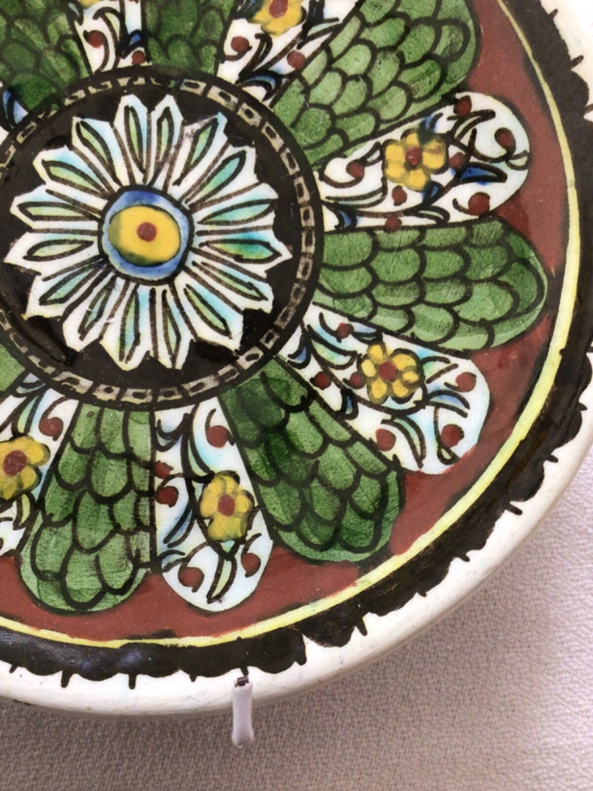 Ukrainian Wall Plate, Floral Wall Hanging, Ukraine Art, LKSF, ЛК - photo 2