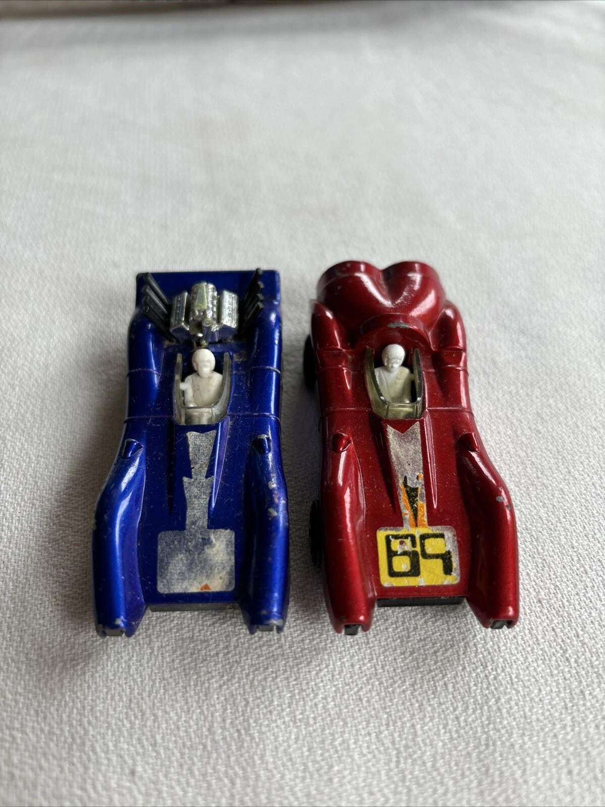 Matchbox Rola-Matics Turbo Fury & 1971 Blue Shark #61