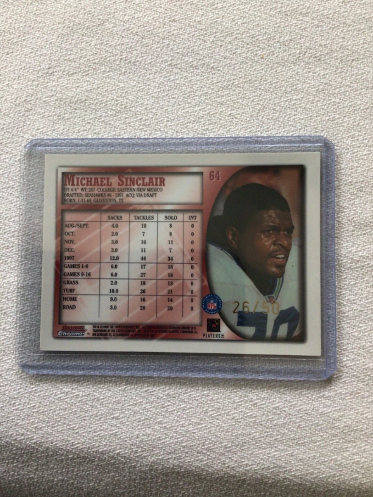 1998 Bowman Chrome Hines Ward Rookie Card #27 - photo 3