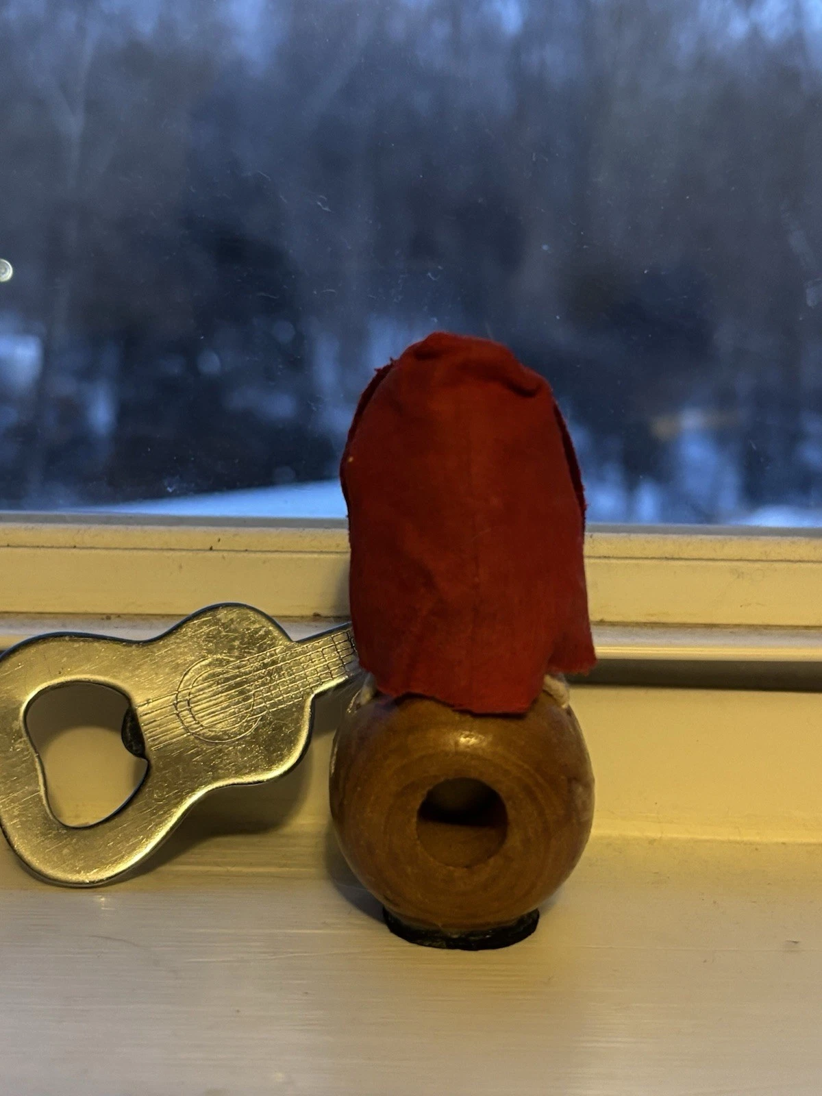 Vintage Magnetic Old Man Bobble Head Bottle Opener - photo 3