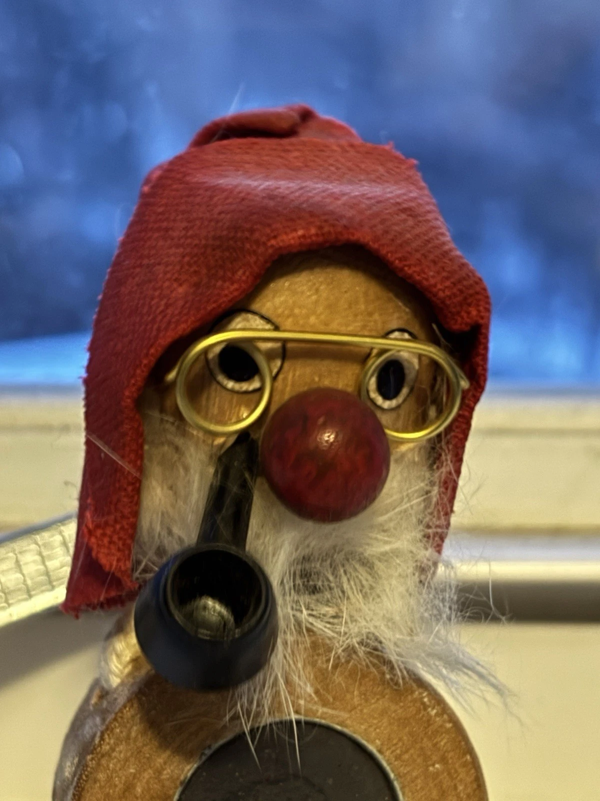 Vintage Magnetic Old Man Bobble Head Bottle Opener - photo 4