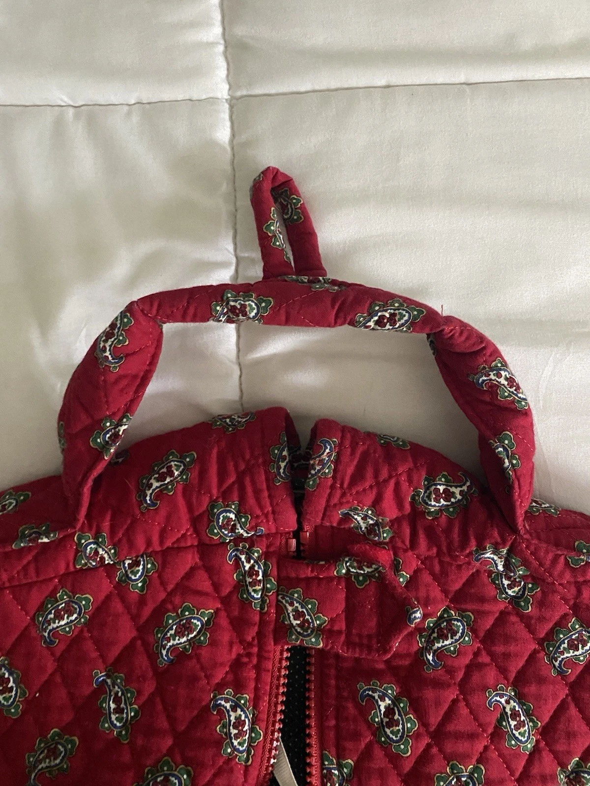 Vera Bradley Quilted Garment Bag - Retired Provencial Red - photo 4