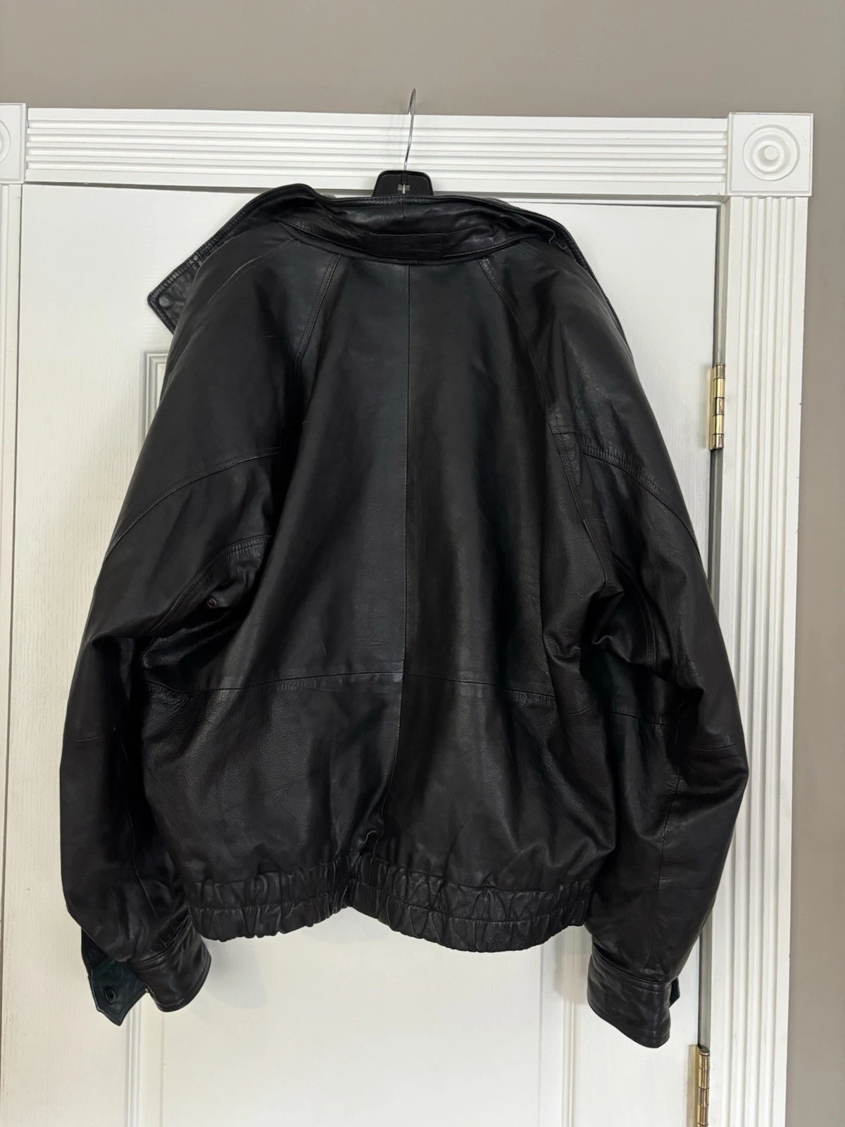Vintage Copacabana Leather & Sportswear Jacket LG - photo 5