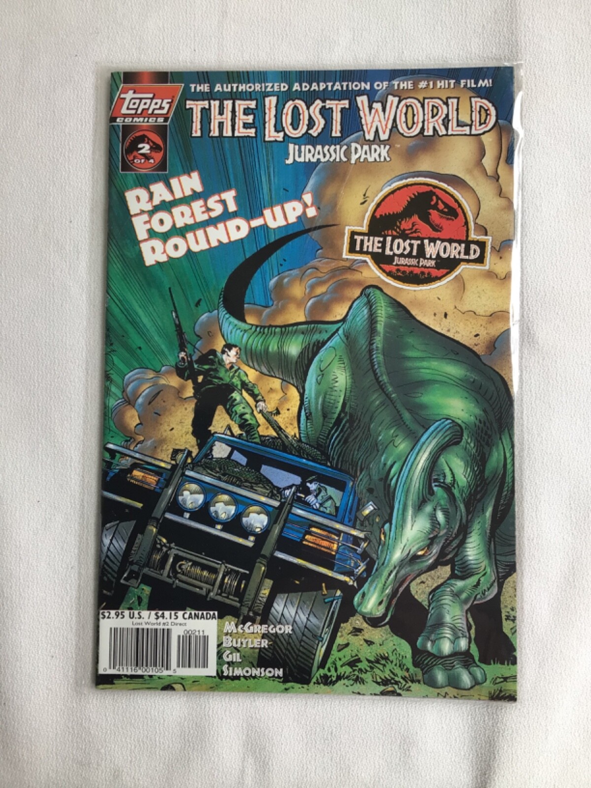 Topps Jurassic Park The Lost World Comic